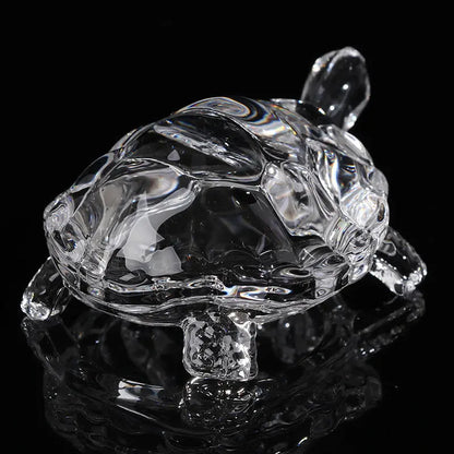 1pc Crystal Turtle Figurine, Miniature Tortoise Statue, Chinese Lucky Feng Shui Ornament For Home Office Desk Decoration Accessories Wedding, Home Decor, Mother's Day Gift,Christmas Gift Doba